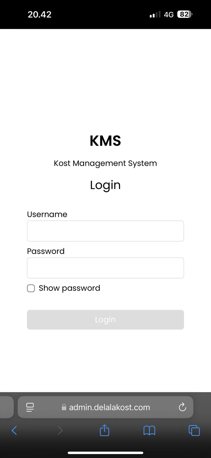Kost Management System